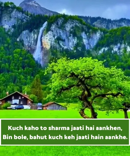 2 Line Shayari on Eyes in English