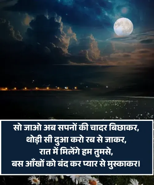 Good Night Shayari