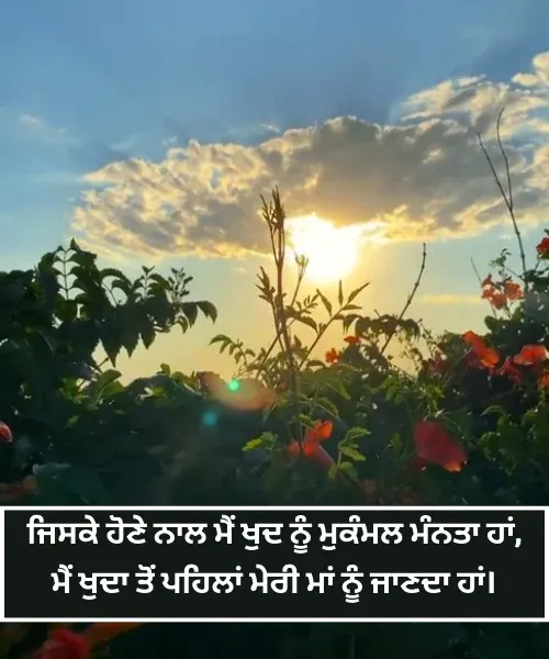 Maa Shayari in Punjabi
